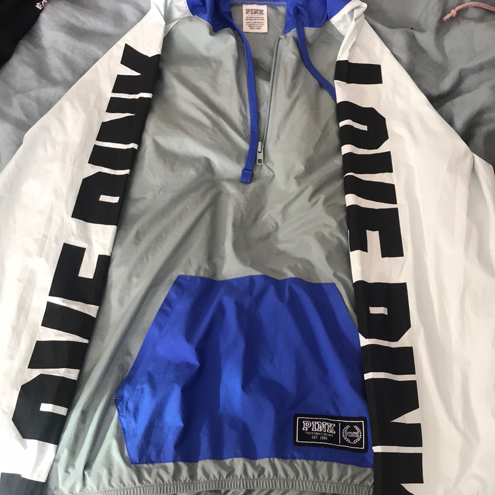 Love pink windbreaker
